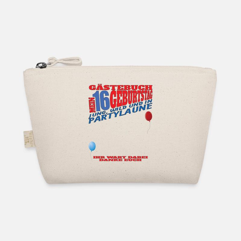 16. Geburtstag Mädchen & Junge Gästebuch Bio-Täschchen