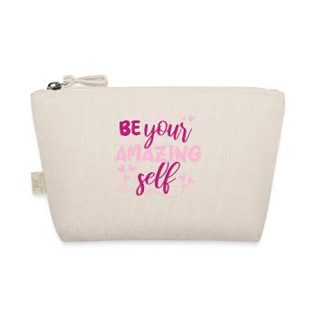 Be you! Self-confidence, positive thinking, motivation - Organic Pouch - nature - Front