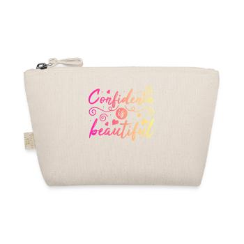 Be you! Self-confidence, positive thinking, motivation - Organic Pouch - nature - Front