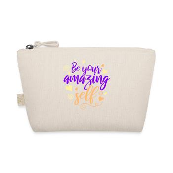 Be you! Self-confidence, positive thinking, motivation - Organic Pouch - nature - Front
