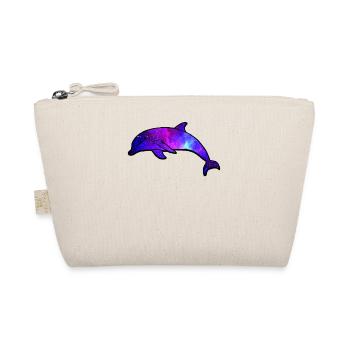 Dolphin Space Galaxy - Organic Pouch - nature - Front