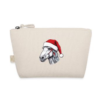 Tête de cheval Noël Noël - Trousse biologique - nature - Devant