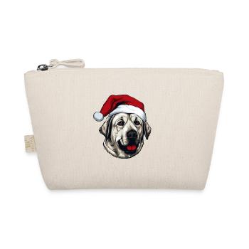 Kangal Dog Head Christmas Xmas - Organic Pouch - nature - Front