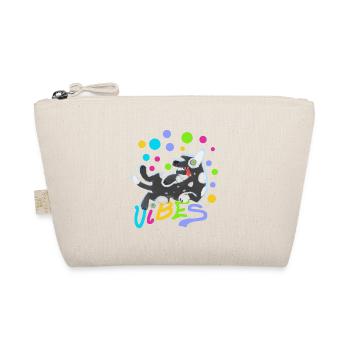 Colorful Poodle - Mood Dog - Organic Pouch - nature - Front