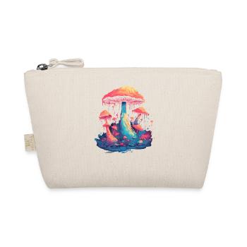 Fantasy Mushroom | Forest | Nature | Goa Festival - Organic Pouch - nature - Front