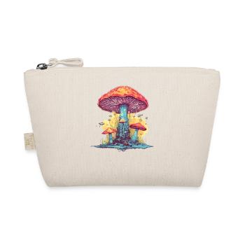 Fantasy Mushroom | Forest | Nature | Goa Festival - Organic Pouch - nature - Front