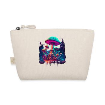 Fantasy Mushroom | Forest | Nature | Goa Festival - Organic Pouch - nature - Front