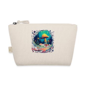 Fantasy Mushroom | Forest | Nature | Goa Festival - Organic Pouch - nature - Front