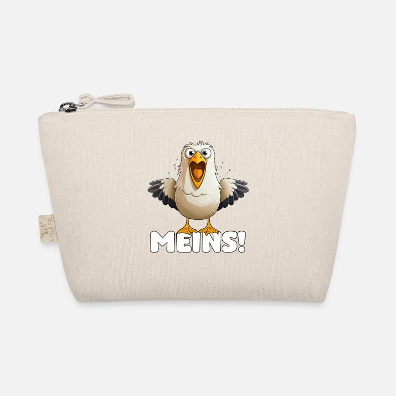 MEINS! Freche Möwe – Strandhumor Bio-Täschchen