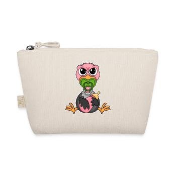 Baby Geier Motiv Aasgeier - Bio-Täschchen - Natur - Vorne