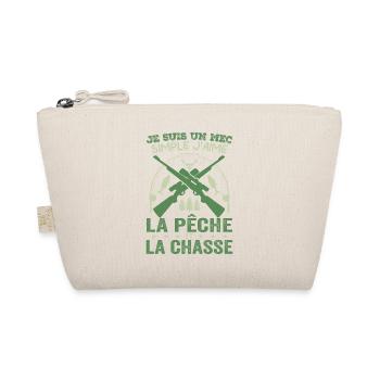 Mec simple Chasse Peche Humour Cadeau Anniversaire - Trousse biologique - nature - Devant