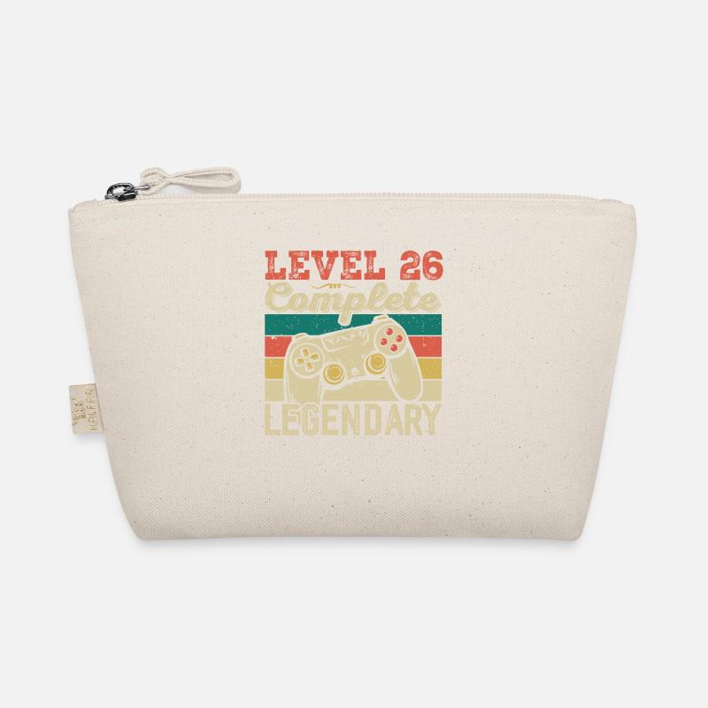 Level 26 Complete, 26th Birthday Gift Organic Pouch