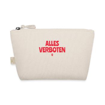 Alles Verboten - Bio-Täschchen - Natur - Vorne