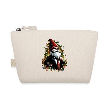 Chef gnome with fairy lights - Organic Pouch - nature - Front