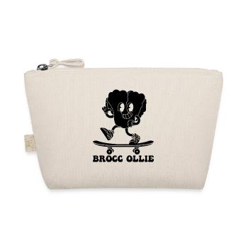 Skateboarding Brocc Ollie - Funny Skateboarder Bro - Trousse biologique - nature - Devant