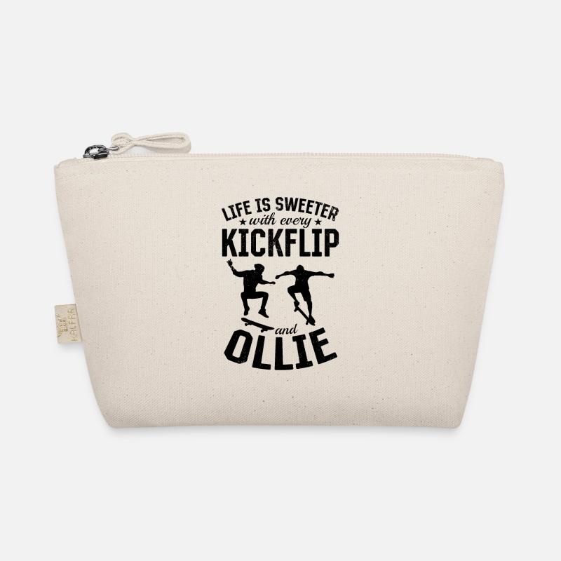 Skateboarder - Life Is Sweeter With Every Kickflip Bio-Täschchen