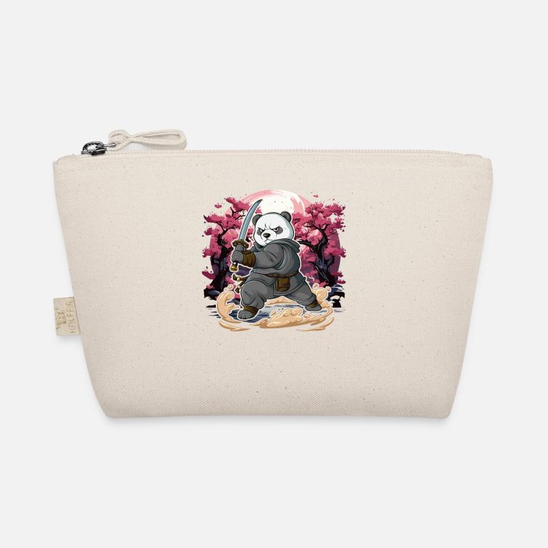 Samurai Panda Bio-Täschchen