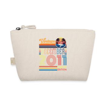 Birthday December 2011. Gift December 2011. - Organic Pouch - nature - Front