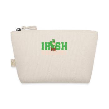 Irish Squirrel Green Cute St Patricks - Organic Pouch - nature - Front