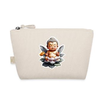 bébé Bouddha - meditation yoga relaxation - Trousse biologique - nature - Devant