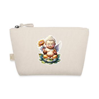Baby Buddha - meditation yoga relaxation - Organic Pouch - nature - Front