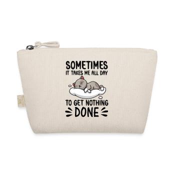 Ne rien faire paresseux Chat qui dort drôle Chats Katzen - Trousse biologique - nature - Devant