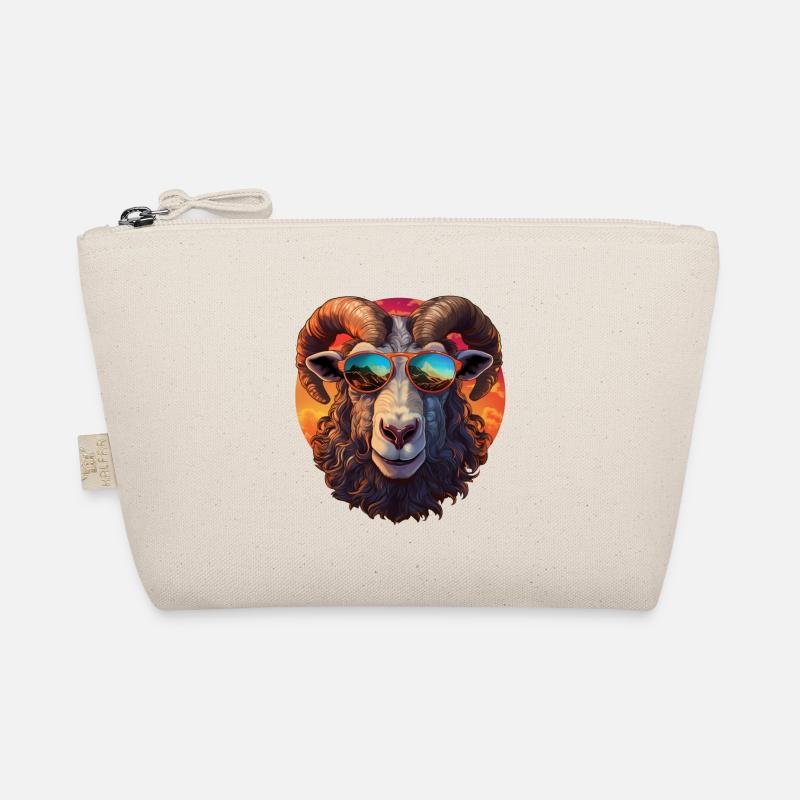 Sven the cool, friendly proud ram Organic Pouch