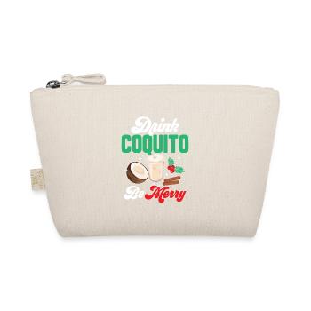 Drink Coquito Be Merry Rum Drink Coconut Puerto Ri - Bio-Täschchen - Natur - Vorne
