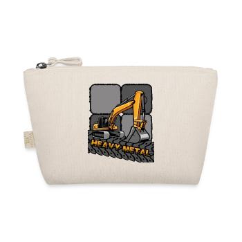 Excavator Excavator Operator "Digger" Excavator Bucket - Organic Pouch - nature - Front