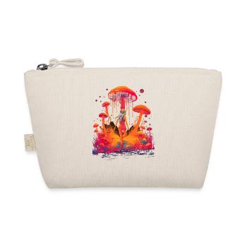 Fantasy Mushroom | Forest | Nature | Goa Festival - Organic Pouch - nature - Front