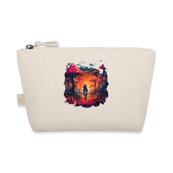 Fantasy Mushroom | Forest | Nature | Goa Festival - Organic Pouch - nature - Front