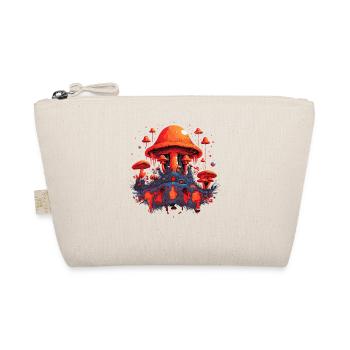 Fantasy Mushroom | Forest | Nature | Goa Festival - Organic Pouch - nature - Front