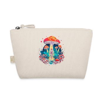 Fantasy Mushroom | Forest | Nature | Goa Festival - Organic Pouch - nature - Front