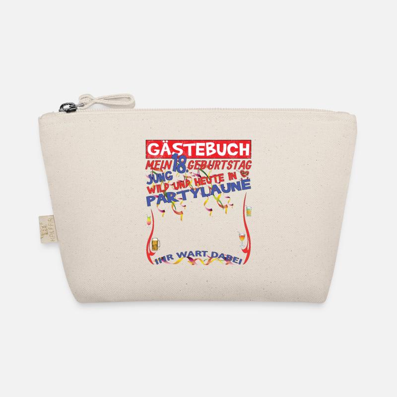 18. Geburtstag Mädchen & Junge Gästebuch Bio-Täschchen