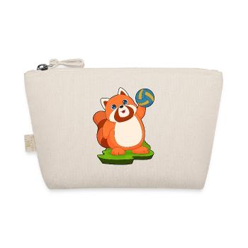 Panda roux Joueur de volley-ball Volley-ball - Trousse biologique - nature - Devant