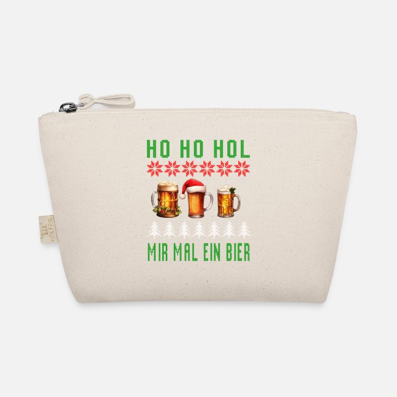 Ho ho hol mir mal ein Bier, Ugly Christmas Bio-Täschchen