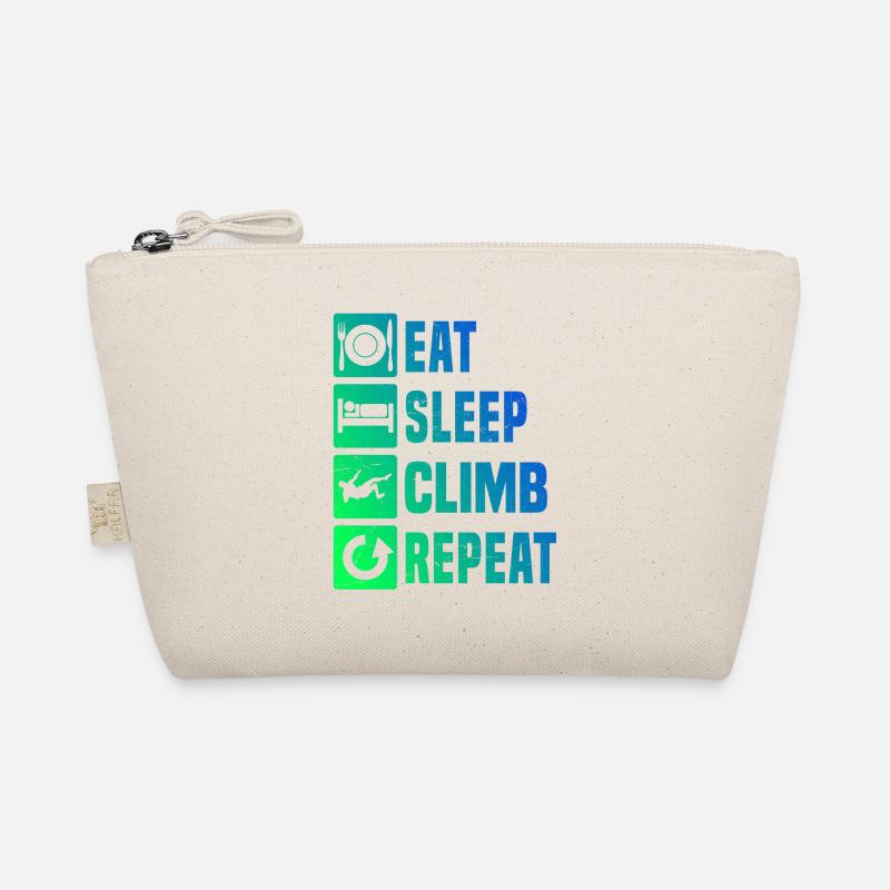 Boulder Climber Climber Climbing Men Organic Pouch