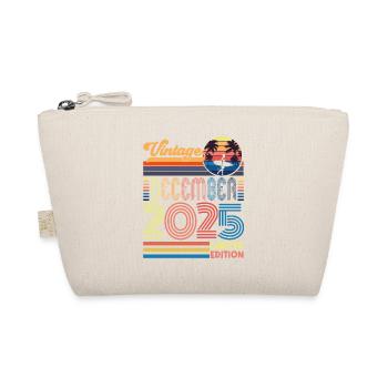 Anniversaire Décembre 2025. Cadeau decembre 2025. - Trousse biologique - nature - Devant
