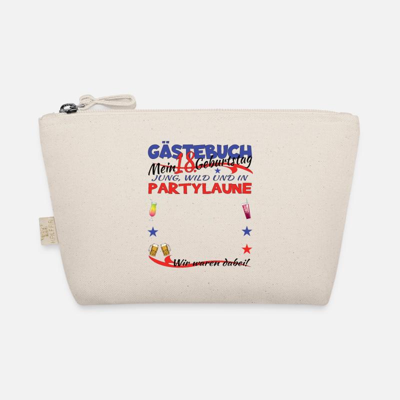 18. Geburtstag Mädchen & Junge Gästebuch Bio-Täschchen