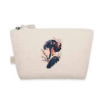 Esthétique japonaise vintage Otaku Anime Girl - Trousse biologique - nature - Devant