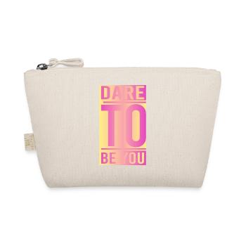 Be you! Self-confidence, positive thinking, motivation - Organic Pouch - nature - Front