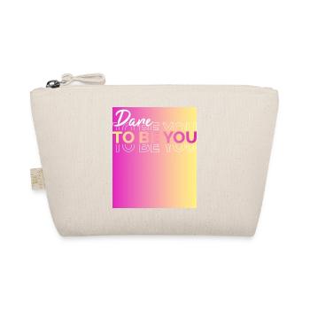 Be you! Self-confidence, positive thinking Motivation - Organic Pouch - nature - Front