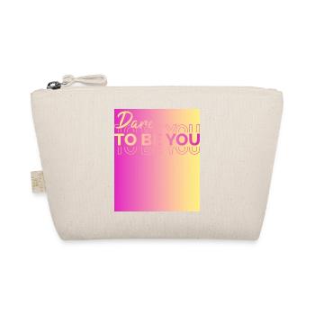 Be you! Self-confidence, positive thinking, motivation - Organic Pouch - nature - Front
