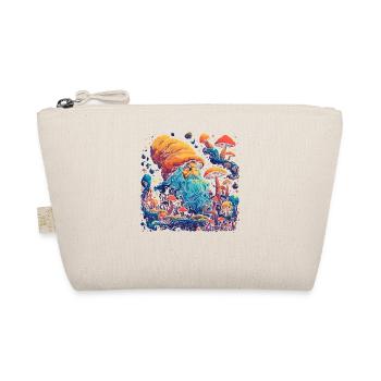 Fantasy Mushroom | Forest | Nature | Goa Festival - Organic Pouch - nature - Front