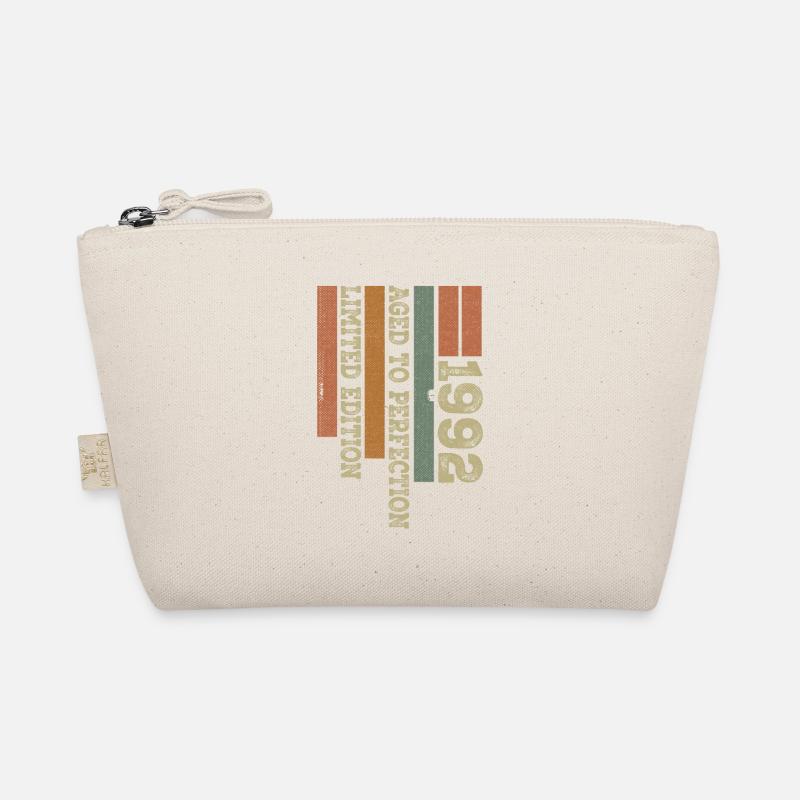 1992 Vintage Retro Anniversary Gift Born in 1992 Organic Pouch