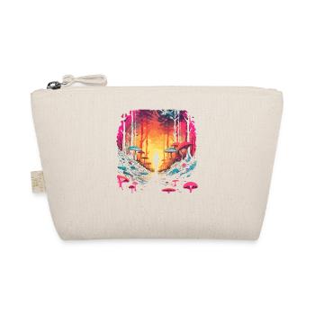 Fantasy Mushroom | Forest | Nature | Goa Festival - Organic Pouch - nature - Front
