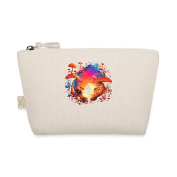Fantasy Mushroom | Forest | Nature | Goa Festival - Organic Pouch - nature - Front