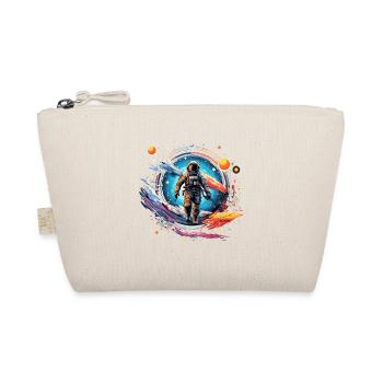 Astronaut in Space Design - Organic Pouch - nature - Front