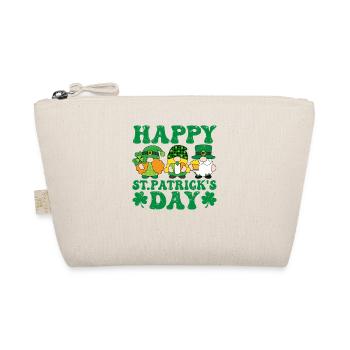 Trois Gnomes irlandais trèfle St Patrick jour chanceux - Trousse biologique - nature - Devant