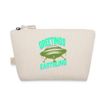 Alien, UFO, UAP, Space, Space Flying Object - Organic Pouch - nature - Front
